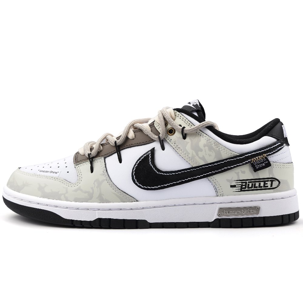 Nike Dunk Peace Elite Anti Slip Wear Resistant Low Top Skateboard Shoes Unisex Ecru