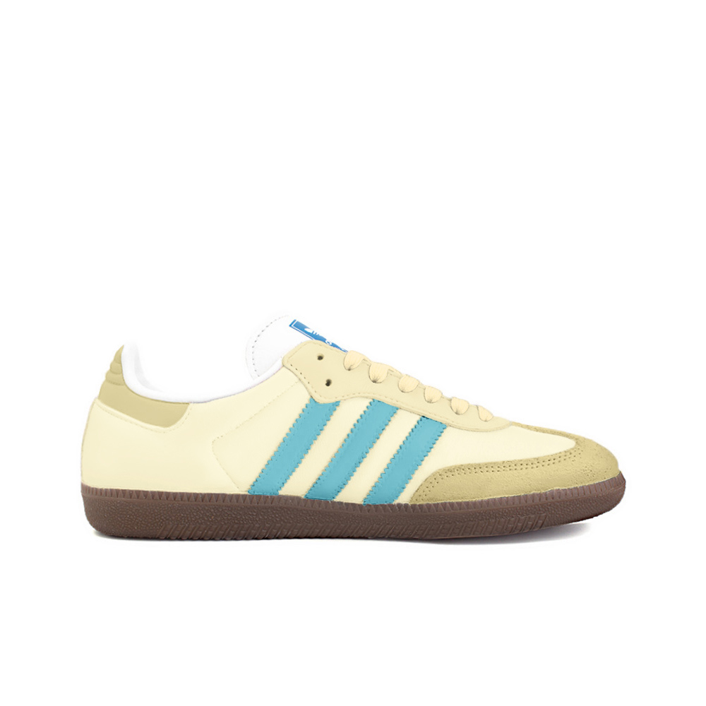 Adidas Originals SAMBA OG Anti Slip Wear Resistant Low Top Skateboard Shoes Unisex Yellow