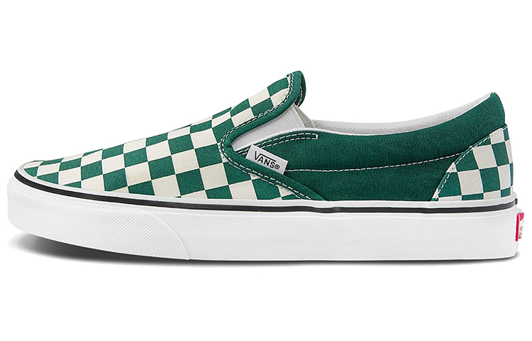 Slip On Classic Vans 'Checkerboard Green'
