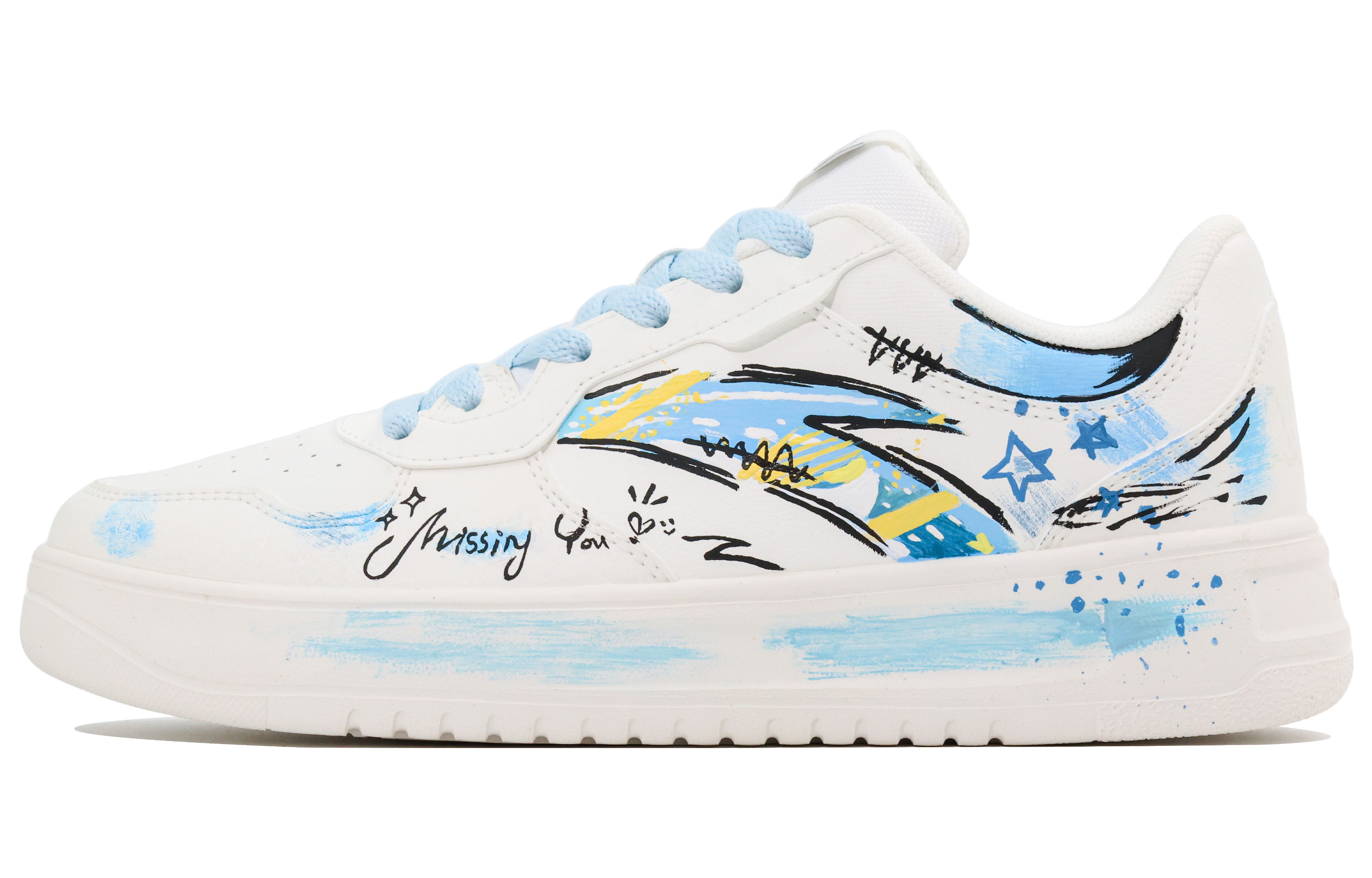 Anta Relaxed Slip Resistant Shock Absorbers Low top Skateboard Shoes Men's