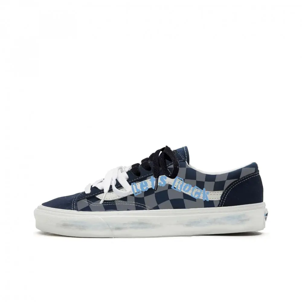 Vans Style 36 Anti Slip Wear Resistant Low Top Skateboard Shoes Unisex Gray