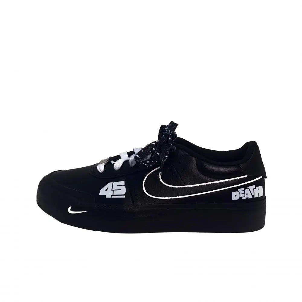 Nike Court Shot Snowstep Abrasion Resistant Low top Skateboard Shoes Unisex Black
