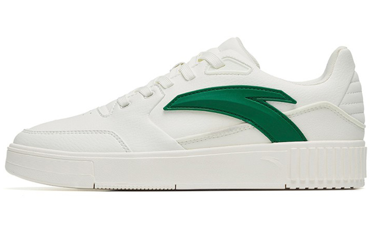 Anta 982 Low-Top Skateboard Shoes Men's White Green