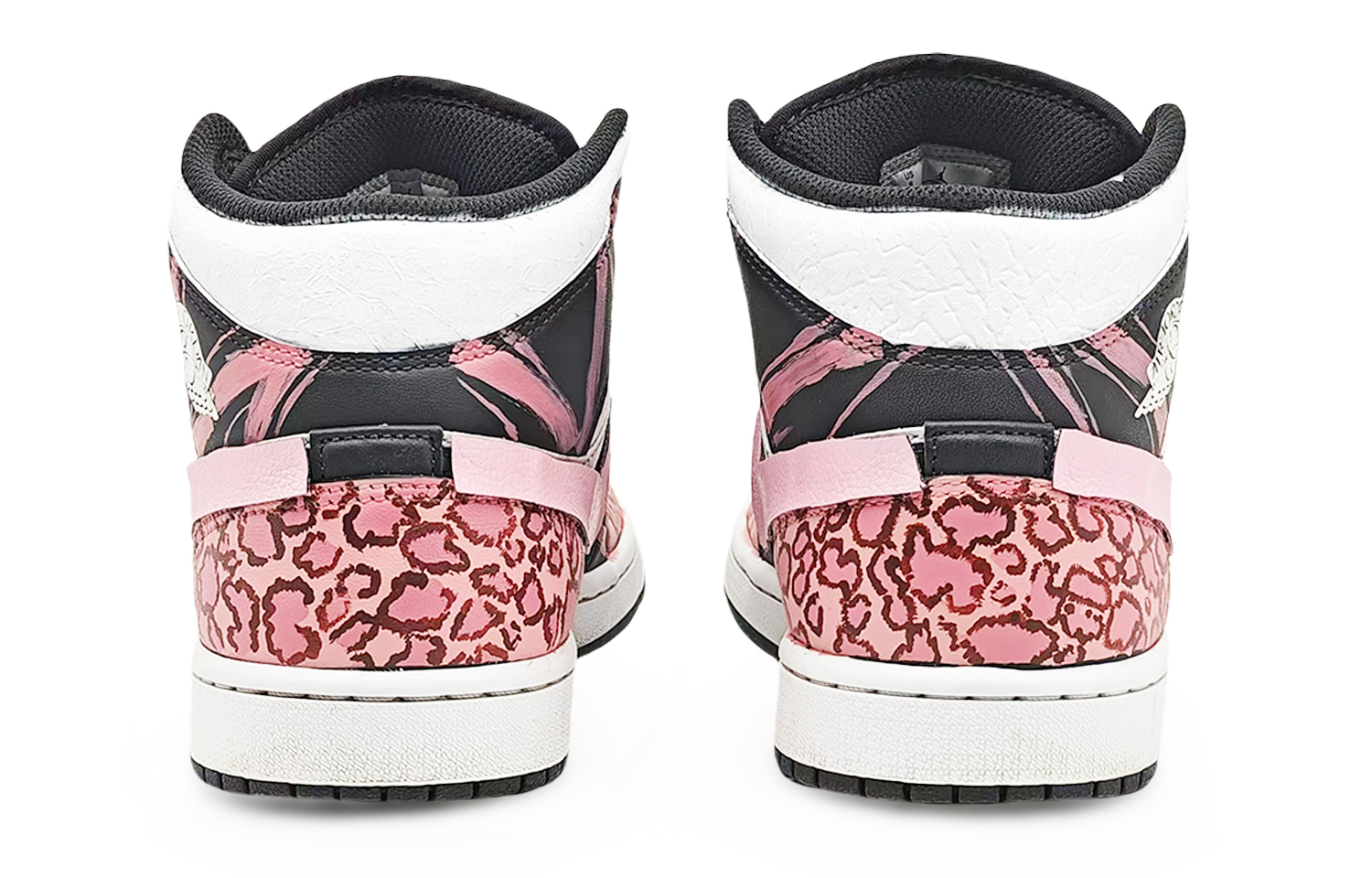 Jordan Abrasion Resistant Mid Top Vintage Basketball Shoes Men's Black Pink купить в интернет-магазине Yoocart с быстрой доставкой по России.