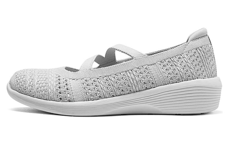 Skechers Low Top Casual Shoes Women's Light Gray