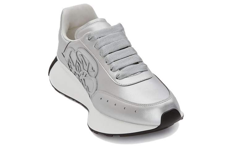 Alexander McQueen Sprint Runner Silver Women's