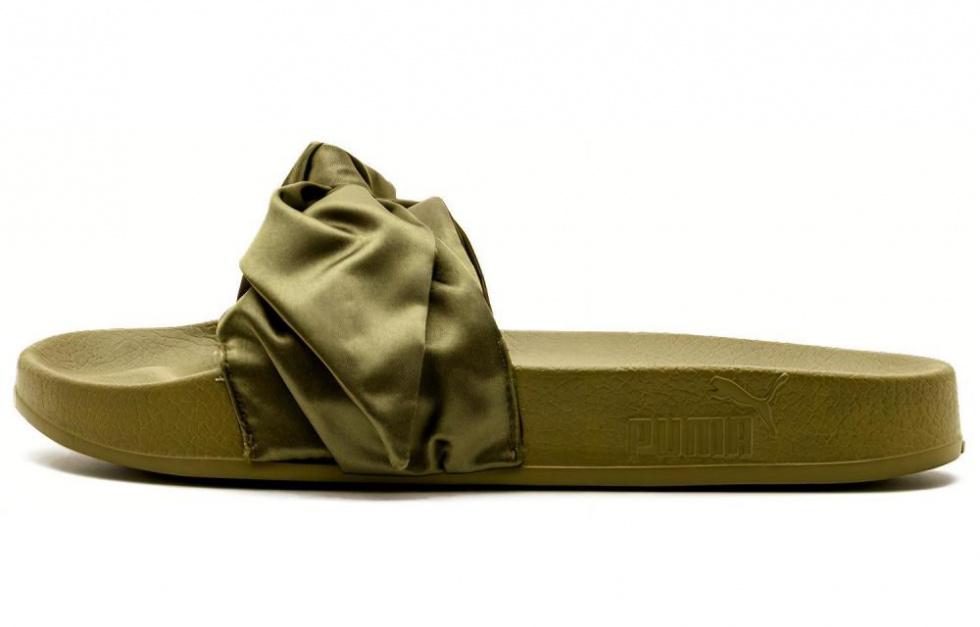 PUMA Bow Slide Rihanna Fenty Olive Women's
