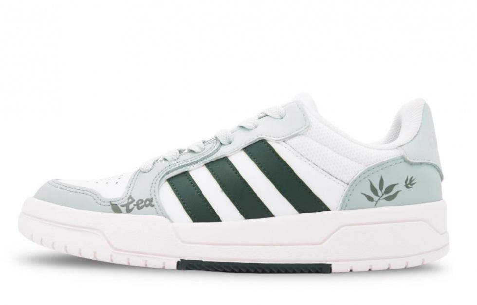 Adidas Neo Entrap Wear-resistant And Lightweight Skateboard Shoes Men's White Green
