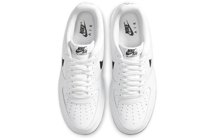 Nike Air Force 1 Low Cut Out Swoosh White Black купить в интернет-магазине Yoocart с быстрой доставкой по России.