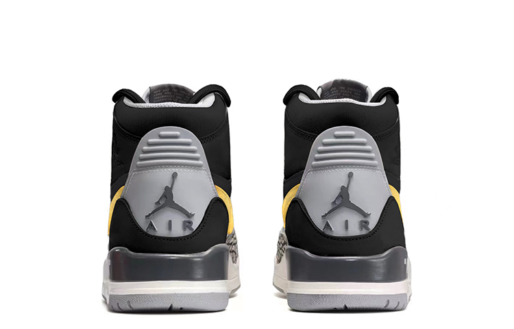 Jordan Legacy 312 High-Top Vintage Basketball Shoes Men's Black Gold