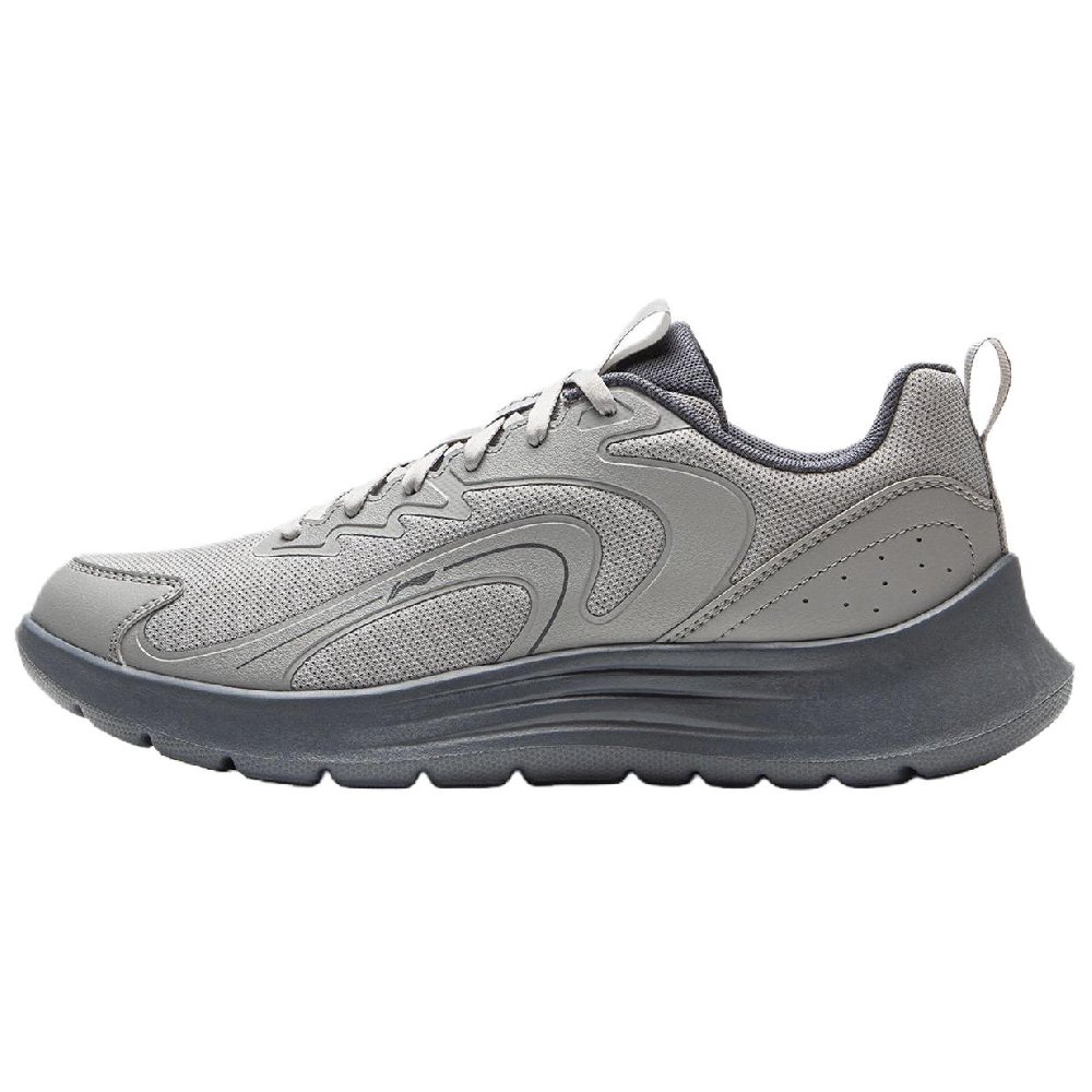 LiNing Cushioning Coverage Support Low Top City Commute Running Shoes Men's Ultimate Gray