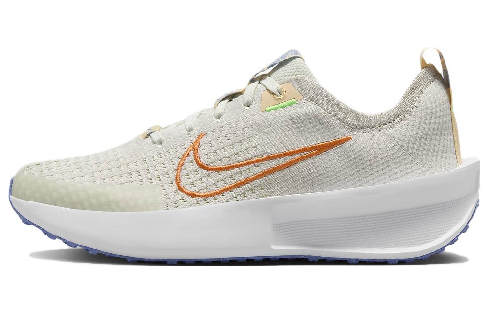 Nike Interact Run Light Bone Sail Ice Peach Bright Mandarin Women's