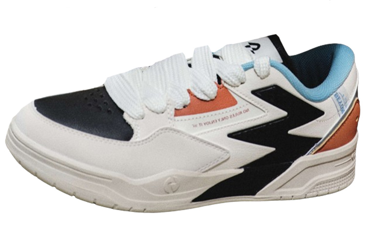361° Slip-Resistant Low-Top Skateboard Shoes Men's White Black Blue