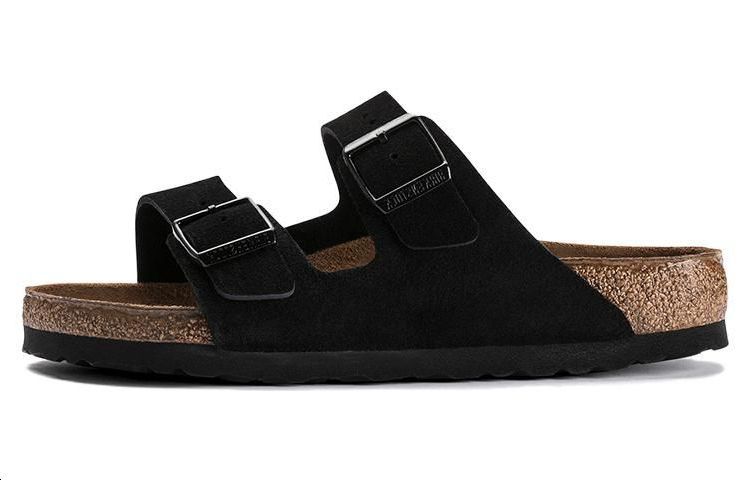 Birkenstock Arizona Soft Footbed Suede 'Black'