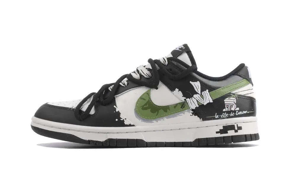 Nike Dunk Mini Zombie Abrasion Resistant Low top Skateboard Shoes Unisex