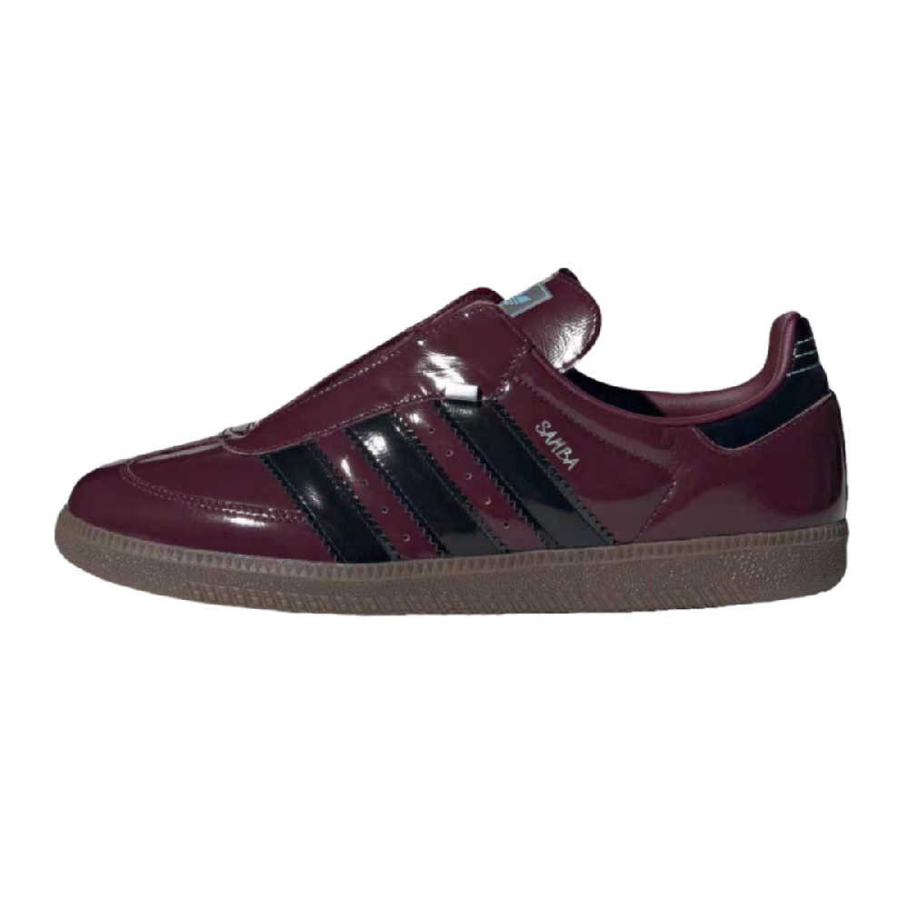 Samba Adidas Originals Og 'Maroon Black Patent' Women's