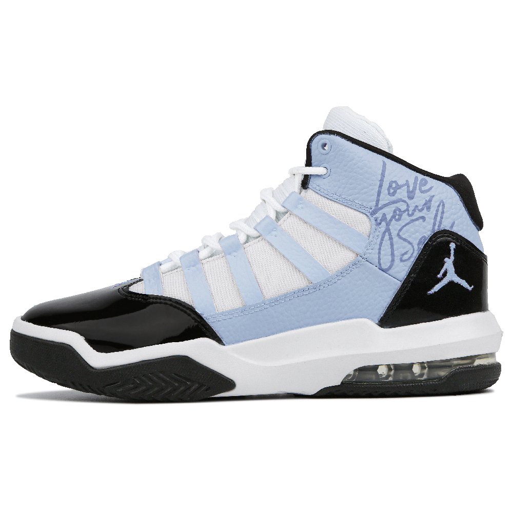 Jordan Max Aura 1 High-Top Vintage Basketball Shoes Women's Blue Black