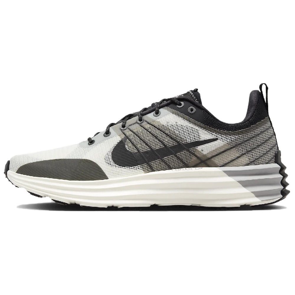 Nike Lunar Roam Durable Breathable Low-Top Casual Shoes Men's White