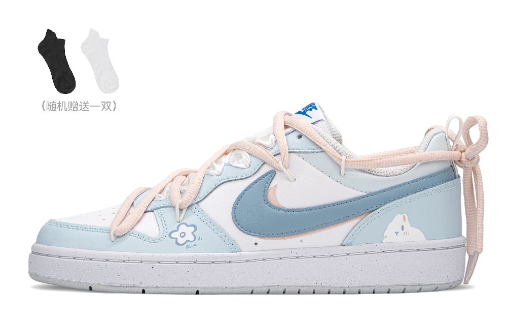 Nike Court Borough Low 2 GS 'White Photo Blue'
