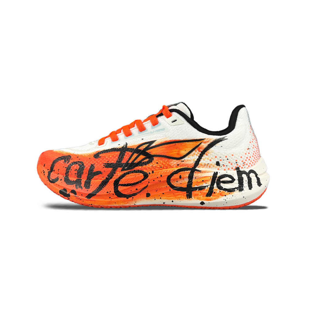 LiNing Red Hare 7 Shock Absorbers Slip Resistant Breathable Low Top Casual Training Running Shoes Men's Orange Red