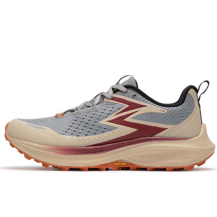 361° Shock Absorbers Slip Resistant, Abrasion Resistant, Breathable Low Top Running Shoes Men's Zinc Iron Gray