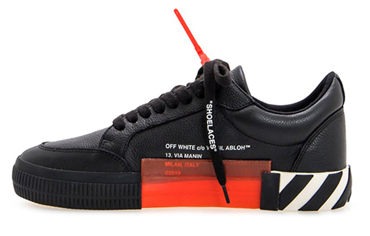 OFF WHITE Vulcanized Low 'Black White'