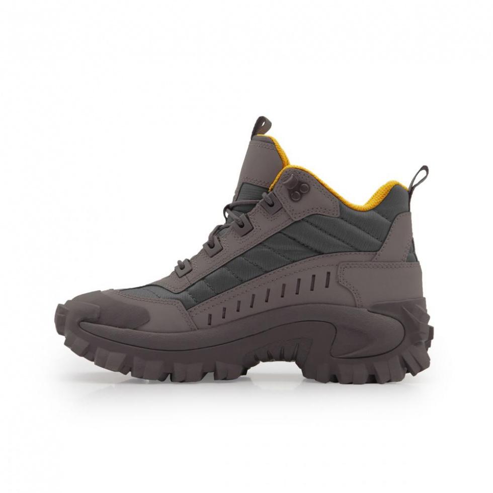 CAT Anti-Slip Wear-Resistant Mid-Top Outdoor Shoes Unisex Gray