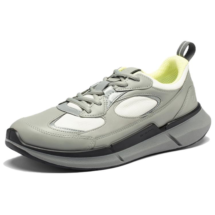 Ecco Walking 2.2 Low Top Casual Shoes Men's Dove Gray White 830904