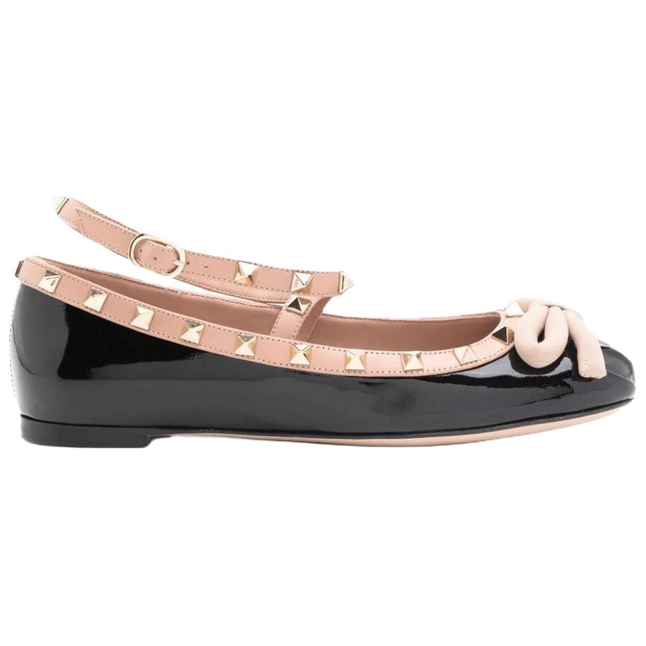 Valentino Garavani Rockstud Round Toe Ballerina Shoes Women's купить в интернет-магазине Yoocart с быстрой доставкой по России.