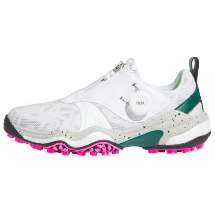 Adidas Codechaos Boa 25 Golf Cloud White Silver Metallic Collegiate Green Women's