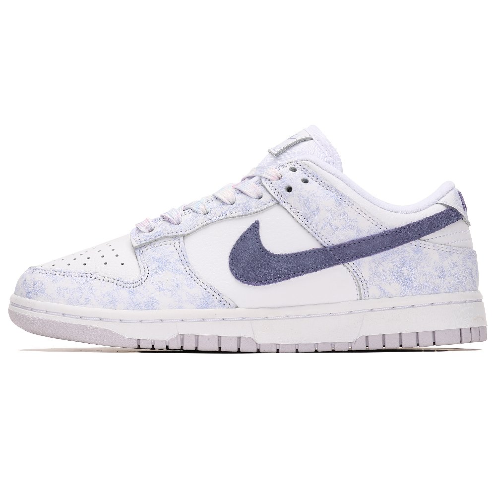 Nike Dunk Slip Resistant Low Top Skateboard Shoes Women's White Purple