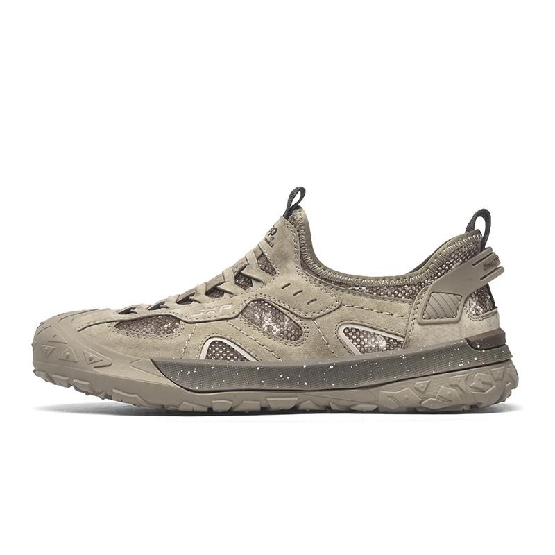 Jeep Low Top Outdoor Hiking Shoes Men's Khaki