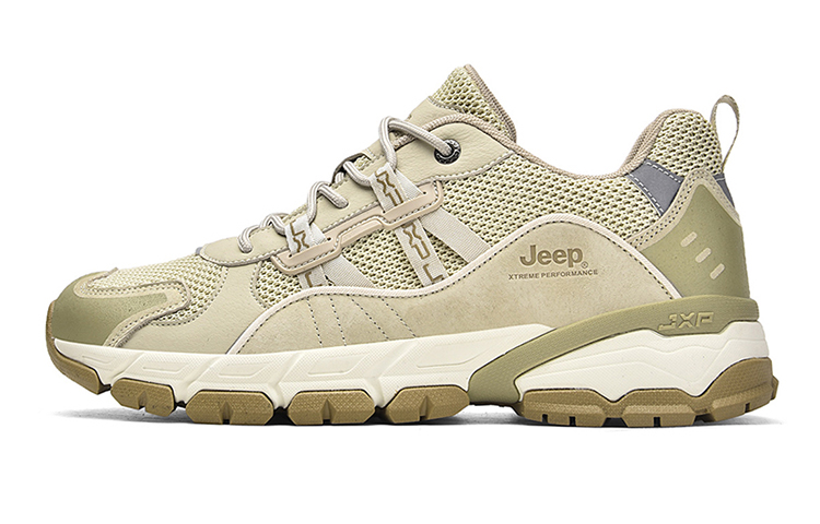 Jeep Low Top Casual Shoes Unisex Light Khaki