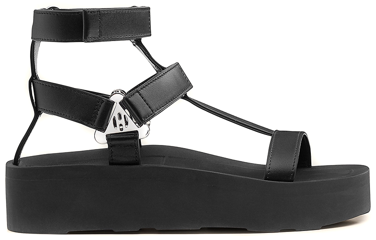 HERMES Enid Strap Sandals Women's Black купить в интернет-магазине Yoocart с быстрой доставкой по России.