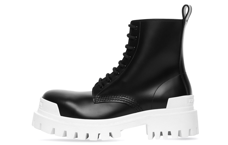 Balenciaga Strike 20mm Bootie 'Black White' Women's