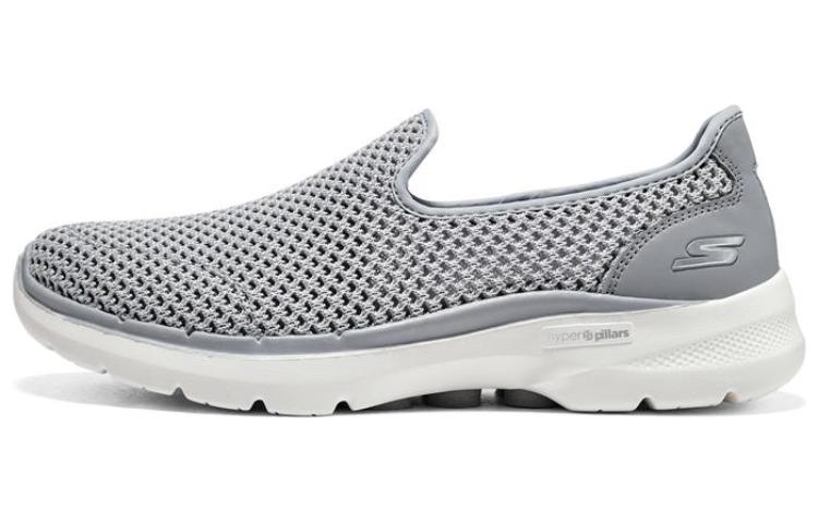 Skechers Go Walk 6 Shoes 'Grey White' Women's