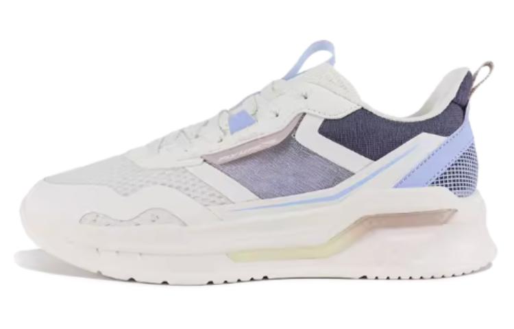 361° Anti Slip Wear Resistant Low Top Running Shoes Women's White Blue