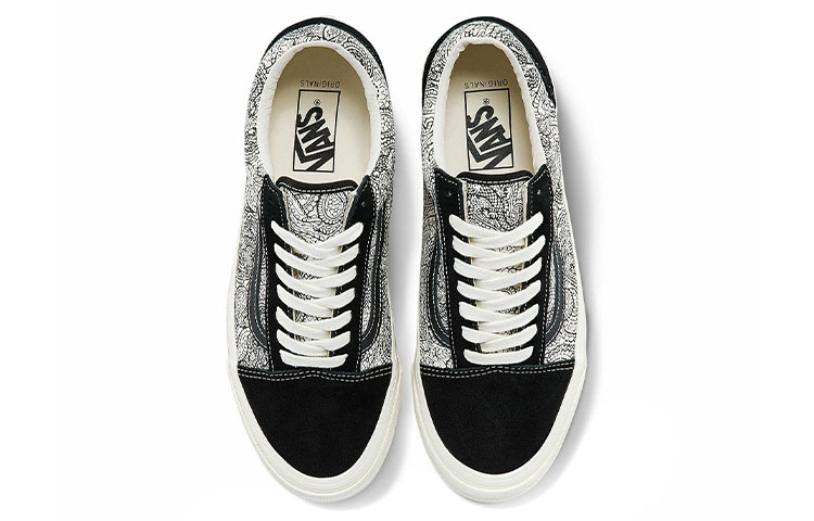 Vans Vault Old Skool Black White Paisley