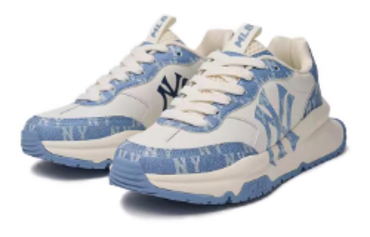 MLB Chunky Runner Low Top Casual Shoes Unisex White Blue