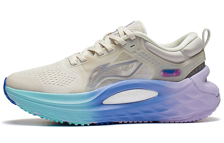 LiNing Furious Rider 6.0 Lightweight Coverage Low-Top Running Shoes Women's Pearl White
