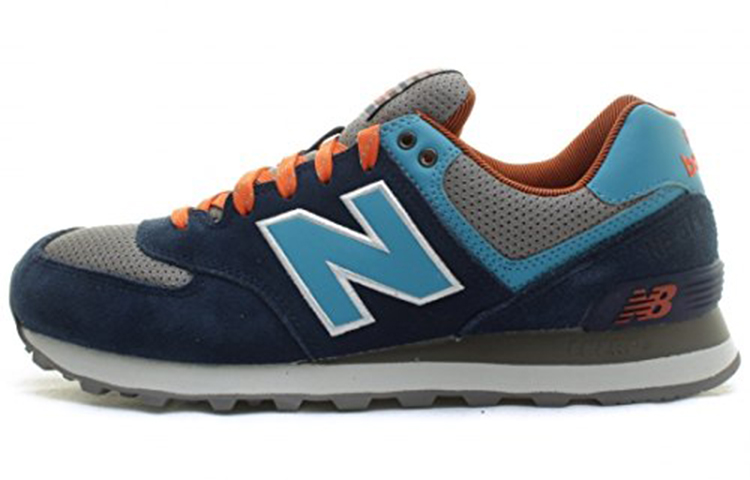 New Balance 574 Out East Cadet Blue Orange Tan