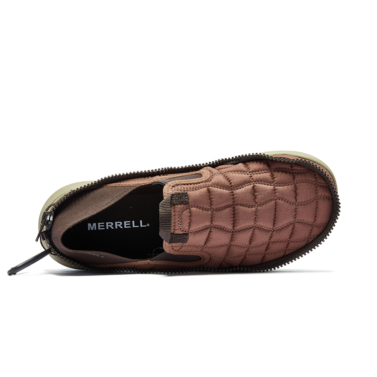 MERRELL Hut Moc 2 Breathable Lightweight Low Top Casual Shoes Men's Brick Red Brown