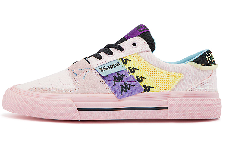 Kappa Wear-Resistant Low-Top Skateboard Shoes Women's Light Rose Pink
