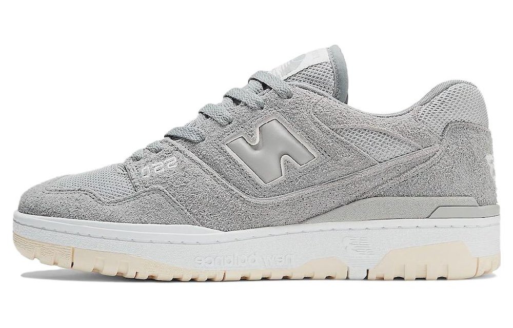 New Balance NB 550 Винтажные баскетбольные кроссовки Low Top Серый Белый Унисекс