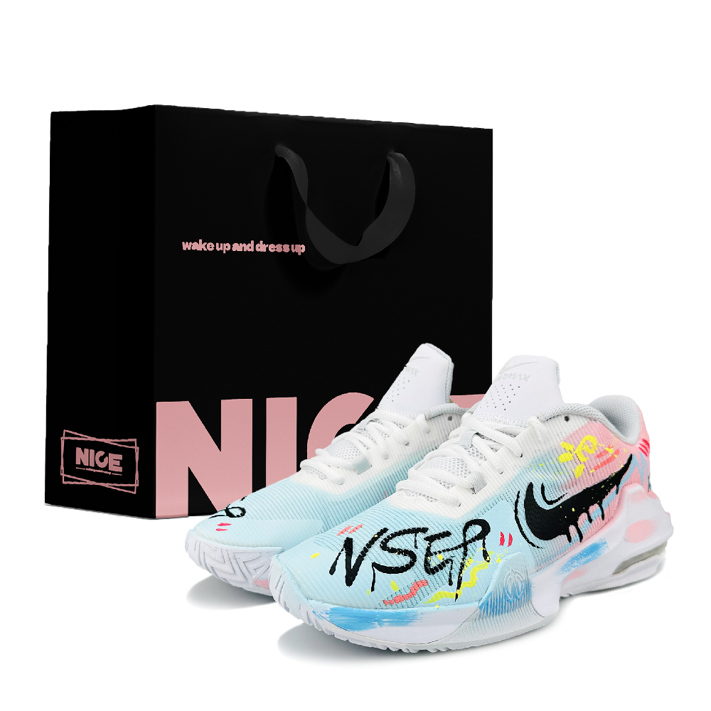 Nike Air Max Impact 4 Shock Absorbers Mid Top Basketball Shoes Men's Pink