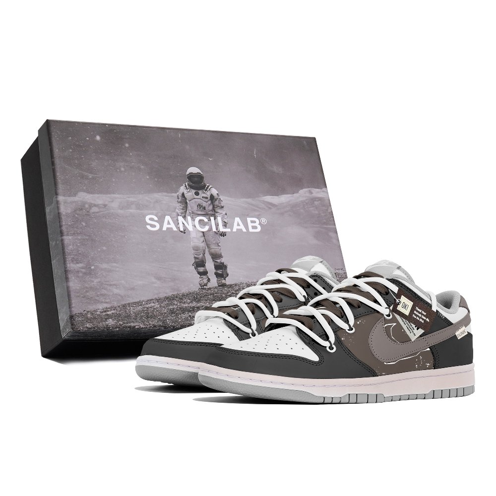 Nike Dunk Skateboard Shoes Unisex Low-Top Black