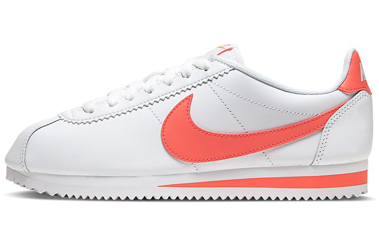 Nike Classic Cortez Leather White Pink Women's