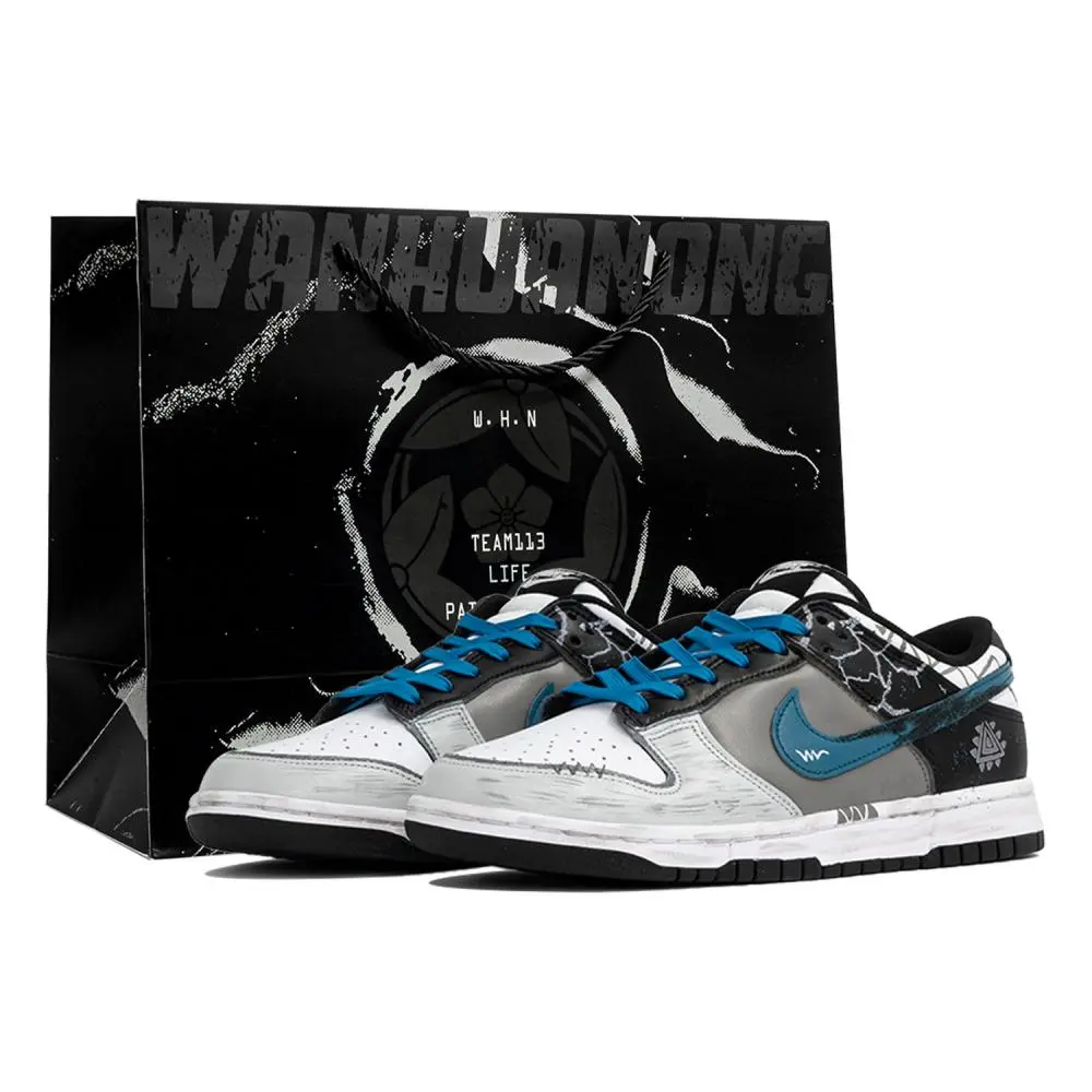 Nike Dunk Skateboard Shoes Unisex Low top Black/White