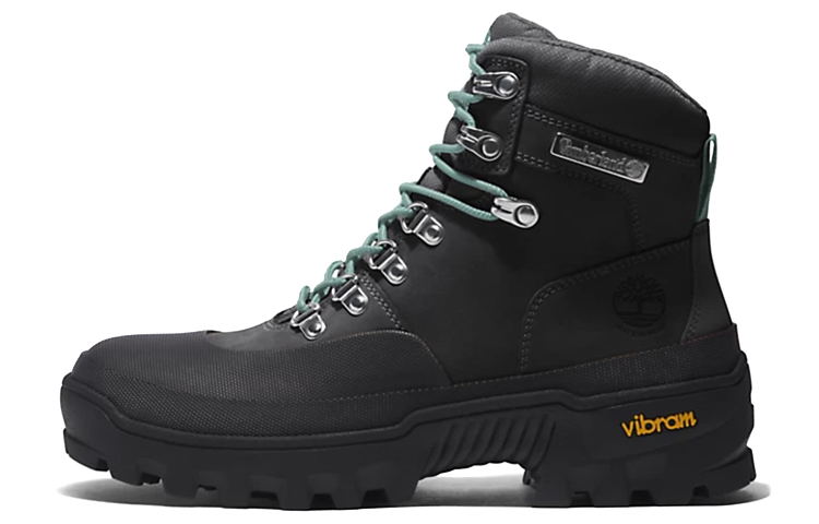 Timberland Outdoor Boots Women's High-Top Black Green/Silver