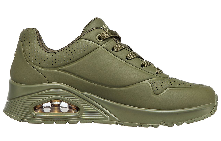 Skechers Uno Cushioning, Wear Resistant Low top Casual Shoes Women's Green купить в интернет-магазине Yoocart с быстрой доставкой по России.